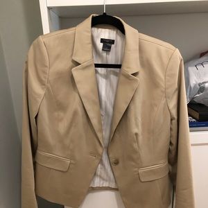Ann Taylor tan blazer. Worn once.